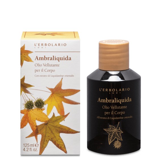 L'Erbolario Ambraliquida  wygładzający olejek do ciała, 125 ml