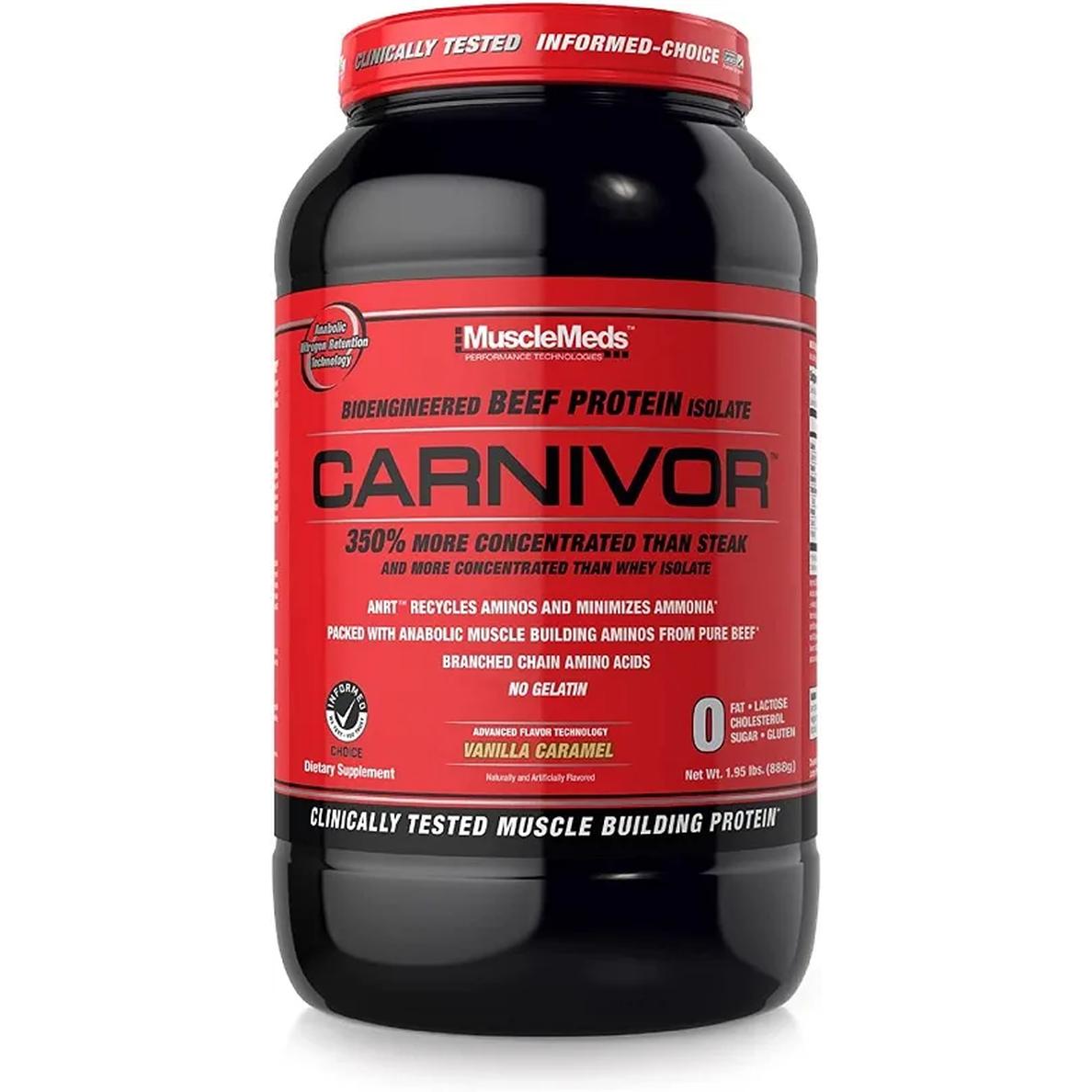 MuscleMeds Carnivor suplement diety, Wanilia Karmel, 957 g