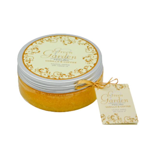 Green Garden naturalny peeling do ciała odżywczy Vanilla&Coffee, 250 ml