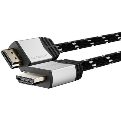 Kabel HDMI - HDMI 4K GOLDENLINE V2.0B 2.5 m