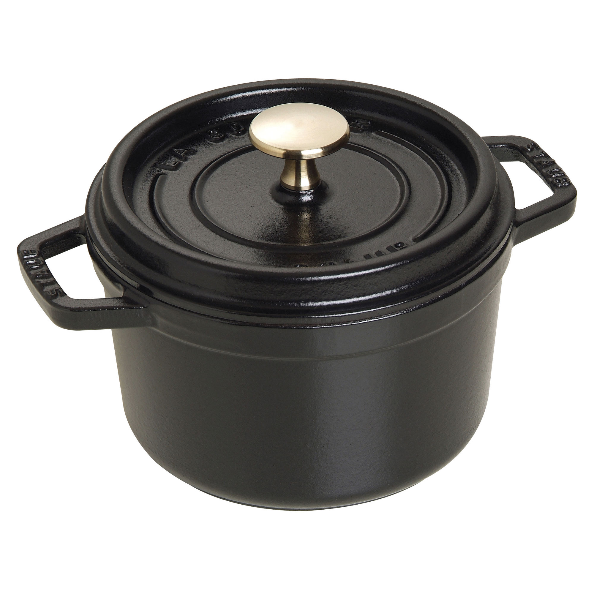 Staub - Garnek żeliwny okrągły La Cocotte 1,2 L Czarny