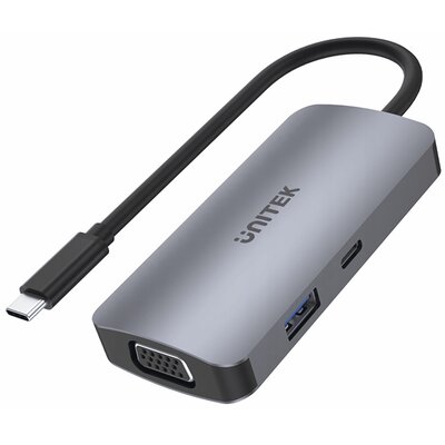 Hub UNITEK D1051A USB Typu C, Pasywny