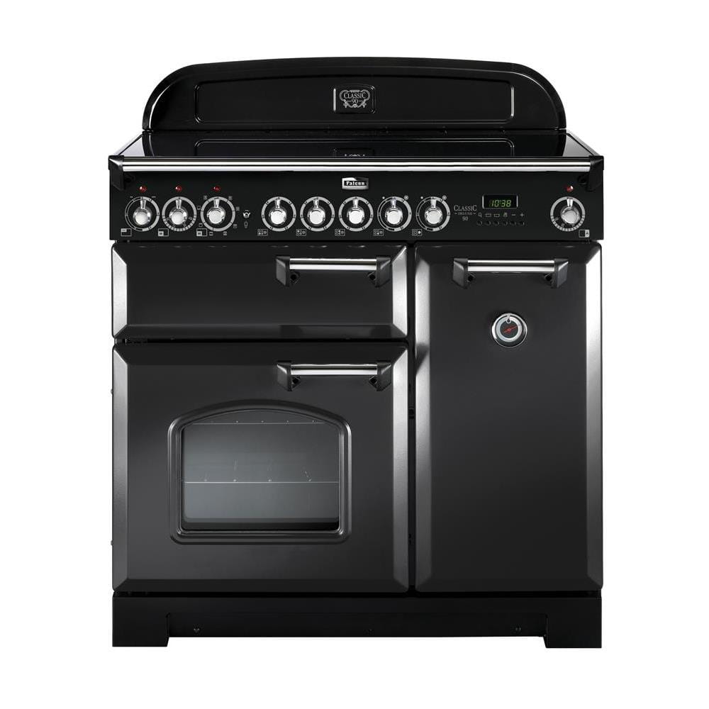 Falcon - Kuchnia ceramiczna Classic Deluxe 90 Czarna Charcoal