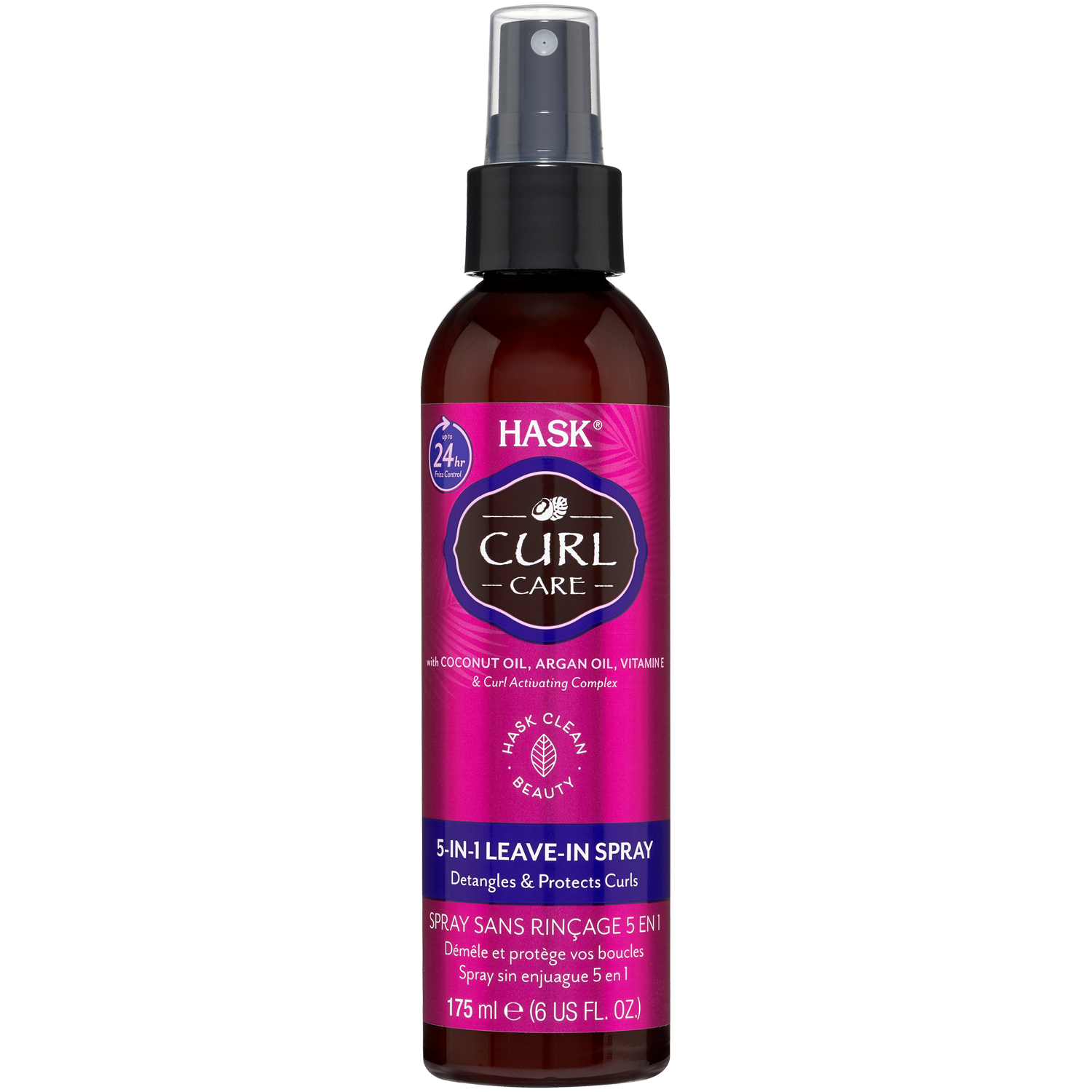 Hask Curl Care odżywka bez spłukiwania do włosów kręconych, 175 ml