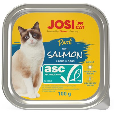 Karma dla kota JOSICAT Pasztet z Łososiem 100 g