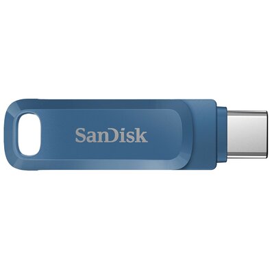 Pendrive SANDISK Ultra Dual Drive Go 64GB, USB-C / USB 3.2 Gen. 1 (USB 3.0), Odczyt 150 Mb/s Niebieski