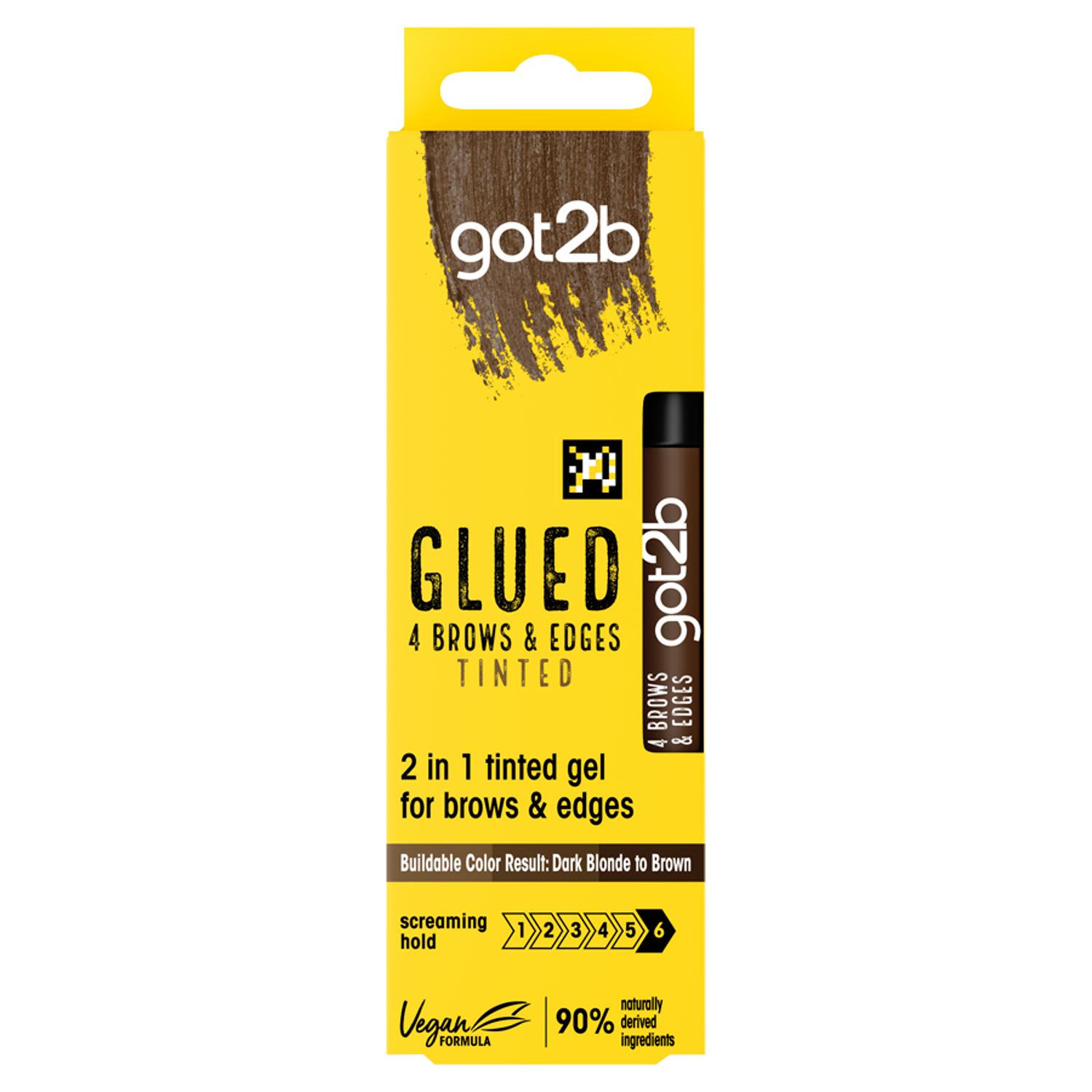Got2b Glued4brows żel do brwi brąz, 16 ml