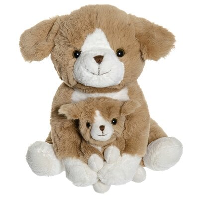 Maskotka TEDDYKOMPANIET Dreamies Pies duży i mały 2902