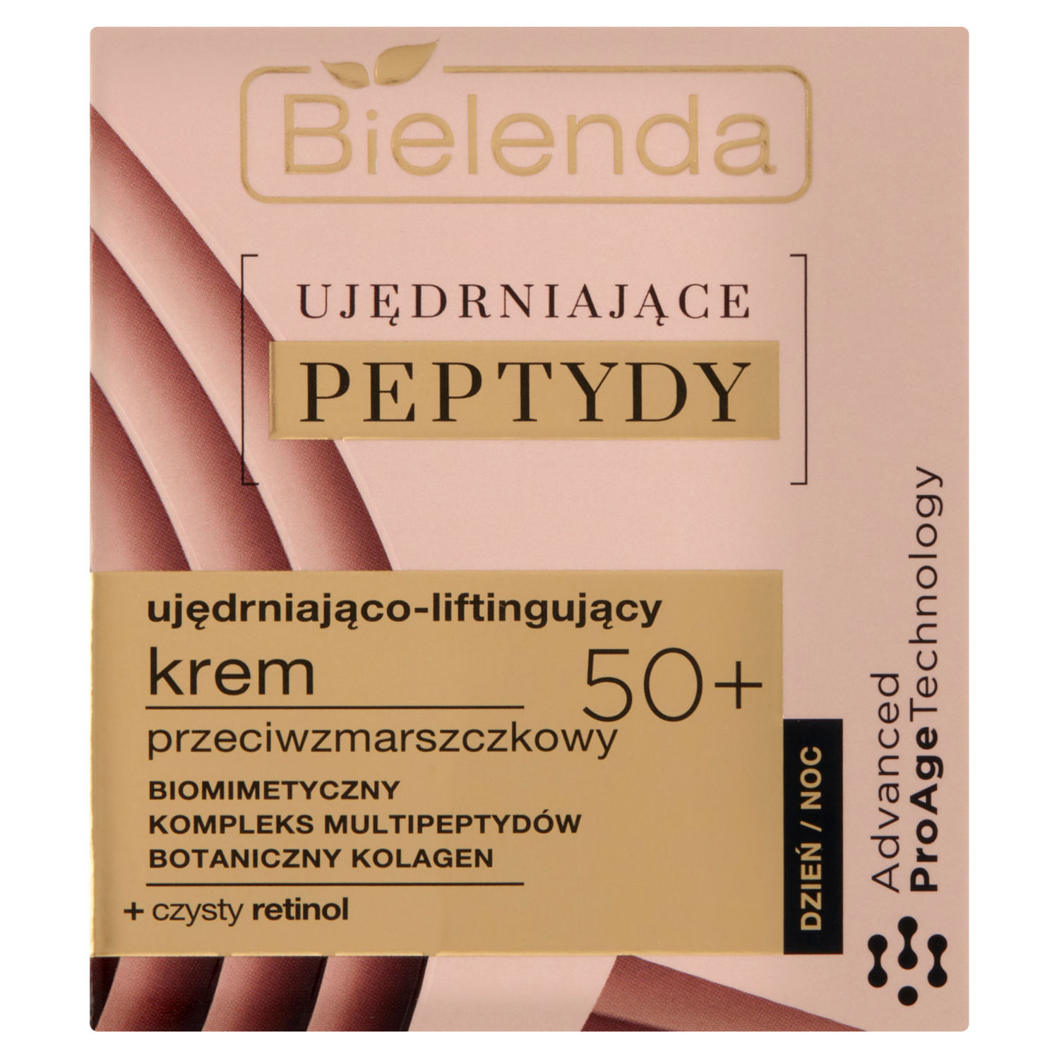 Bielenda Ujędrniające Peptydy ujędrniająco-liftingujący krem przeciwzmarszczkowy do twarzy 50+, 50 ml