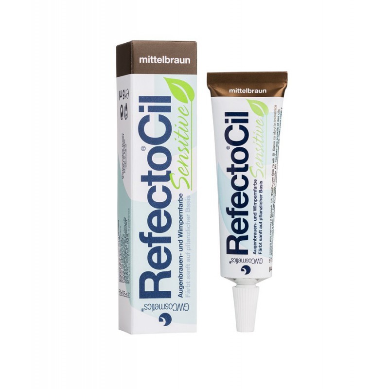 RefectoCil Sensitive łagodna henna do brwi i rzęs - brąz, 15 ml