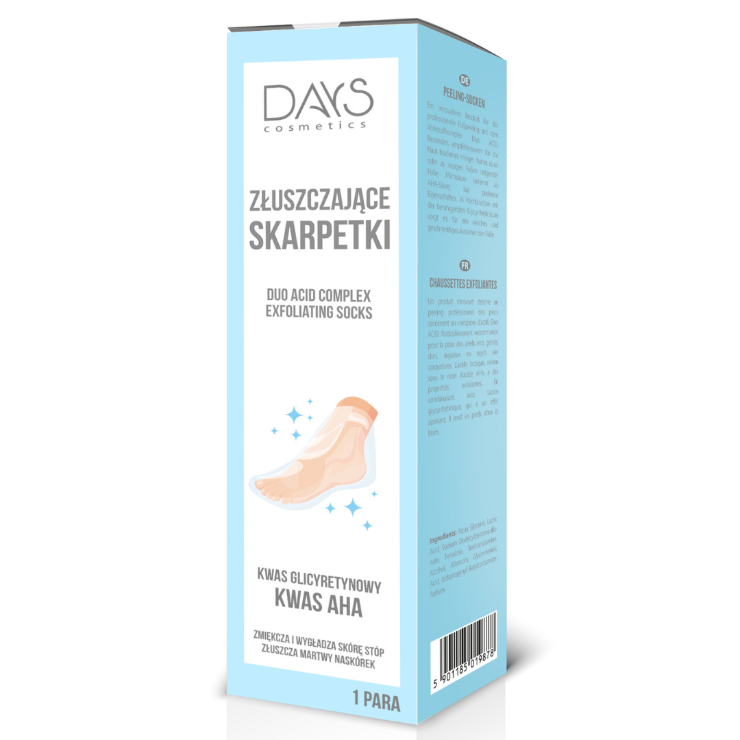 Days skarpetki złuszczające do stóp, 1 para