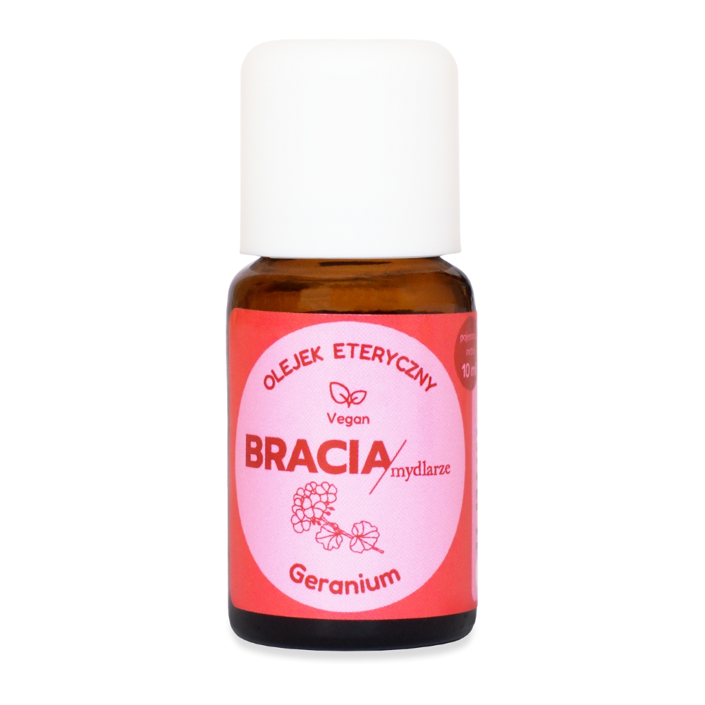 Bracia Mydlarze olejek eteryczny geranium, 10 ml