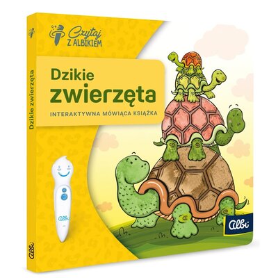 Książka Czytaj z Albikiem Dzikie zwierzęta Lucie Krystlíková (twarda okładka)