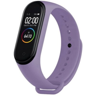 Pasek DEVIA Deluxe Sport do Xiaomi Mi Band 3/4 Fioletowy
