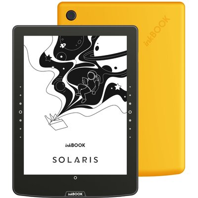 Czytnik e-booków INKBOOK Solaris 6", Podświetlany ekran, Wi-Fi, Bez reklam Żółty