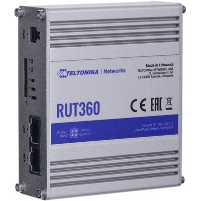 Router TELTONIKA RUT360 2.4 GHz, Gniazdo SIM