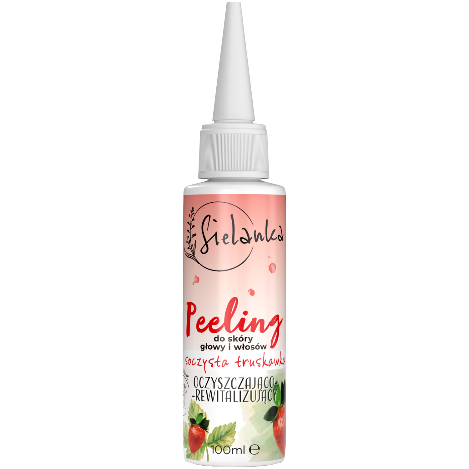 Sielanka Soczysta Truskawka oczyszczająco-rewitalizujący peeling do włosów i skóry głowy, 100 ml