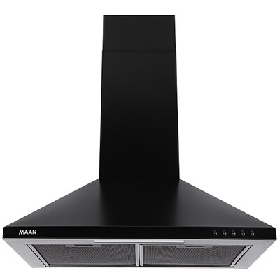 Okap MAAN Vela 2 50 Czarny 315m3/h 58dB klasa C