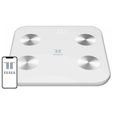Waga łazienkowa TESLA TSL-HC-F48E-W