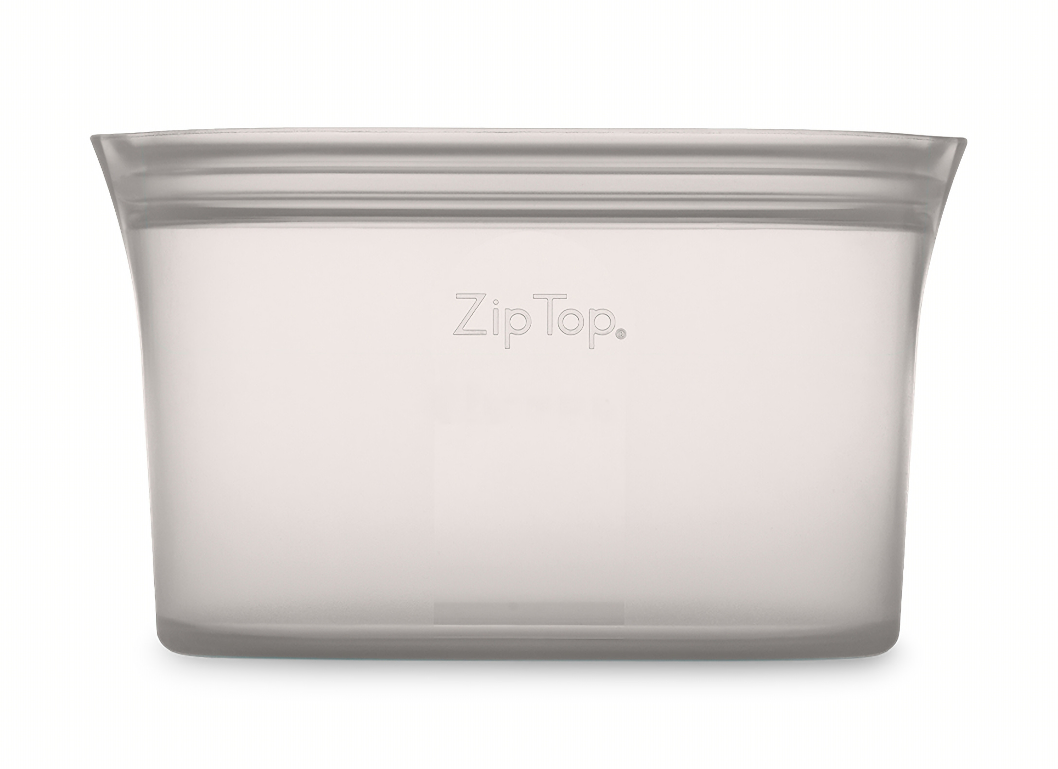 ZipTop - Pojemnik na przekąski owalny roz. S Gray