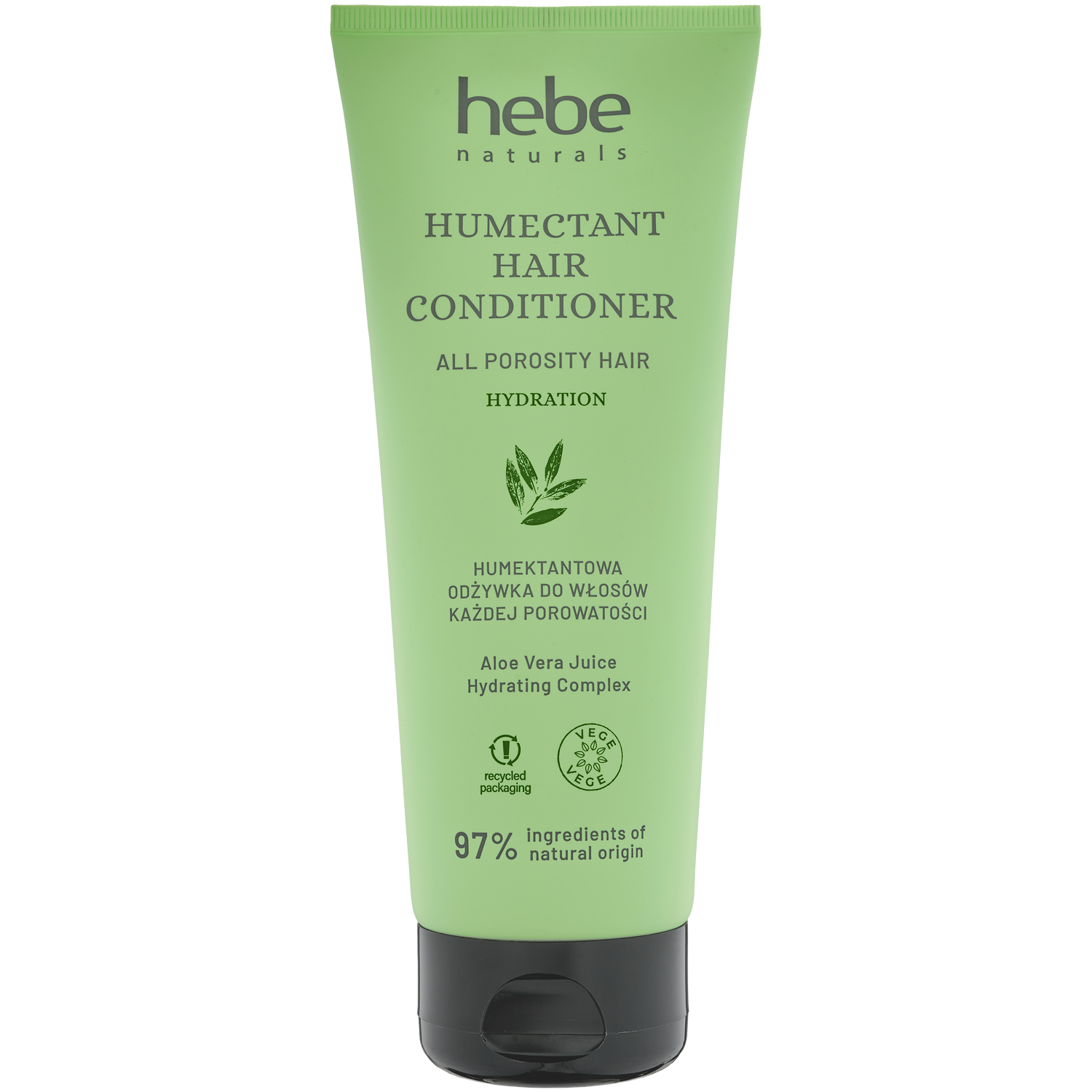 Hebe Naturals Humectant Hair Conditioner humektantowa odżywka do włosów każdej porowatości, 200 ml