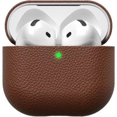Etui na słuchawki KEYBUDZ Artisan do AirPods 4 Brązowy