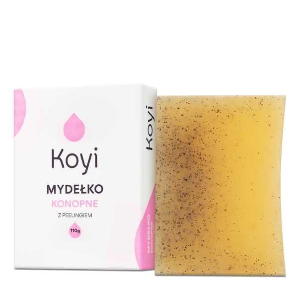 Koyi mydełko konopne z peelingiem, 110 g