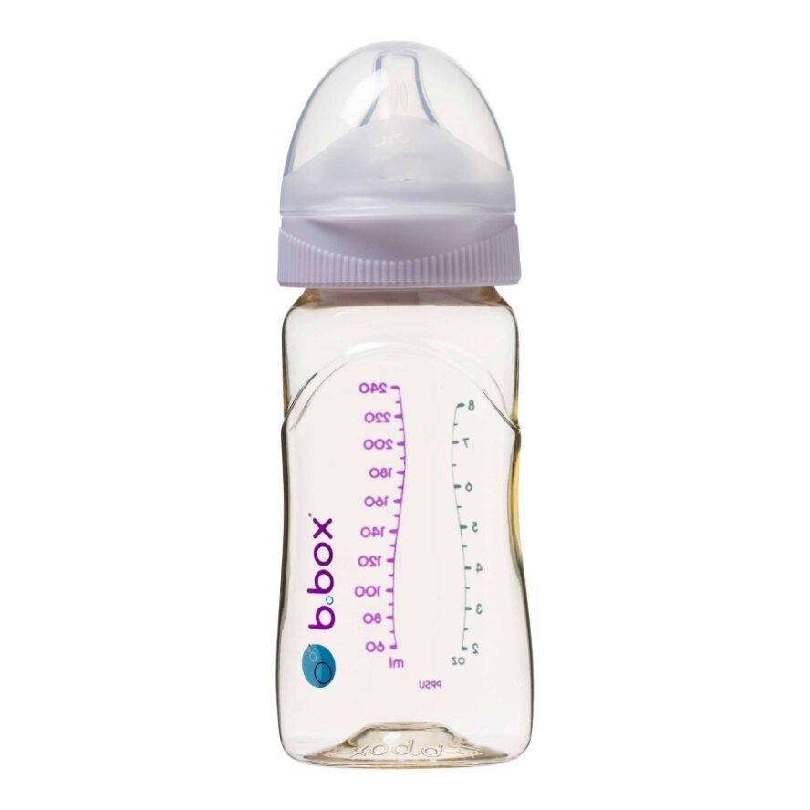 B.box butelka dla noworodka i niemowlaka do karmienia wykonana z PPSU, poj. 240 ml piwonia, 1 szt.
