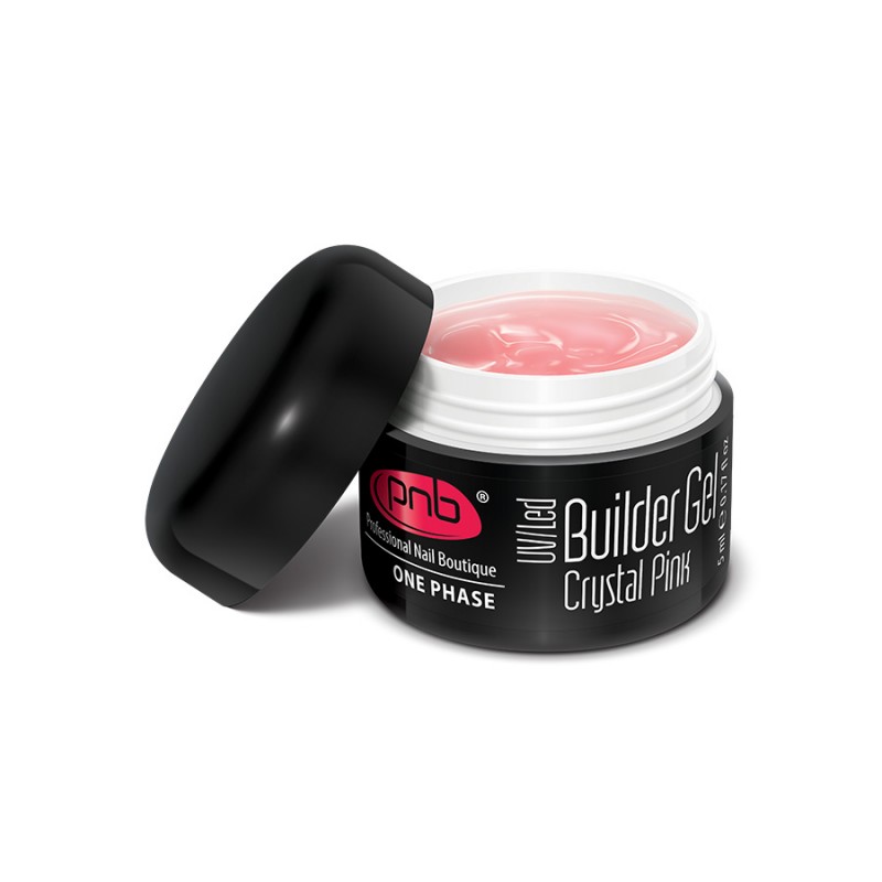 PNB One Phase Builder Gel żel budujący do paznokci UV/LED crystal pink, 5 ml