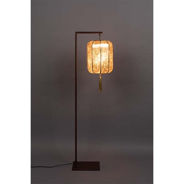 Dutchbone - Lampa podłogowa Suoni Złota
