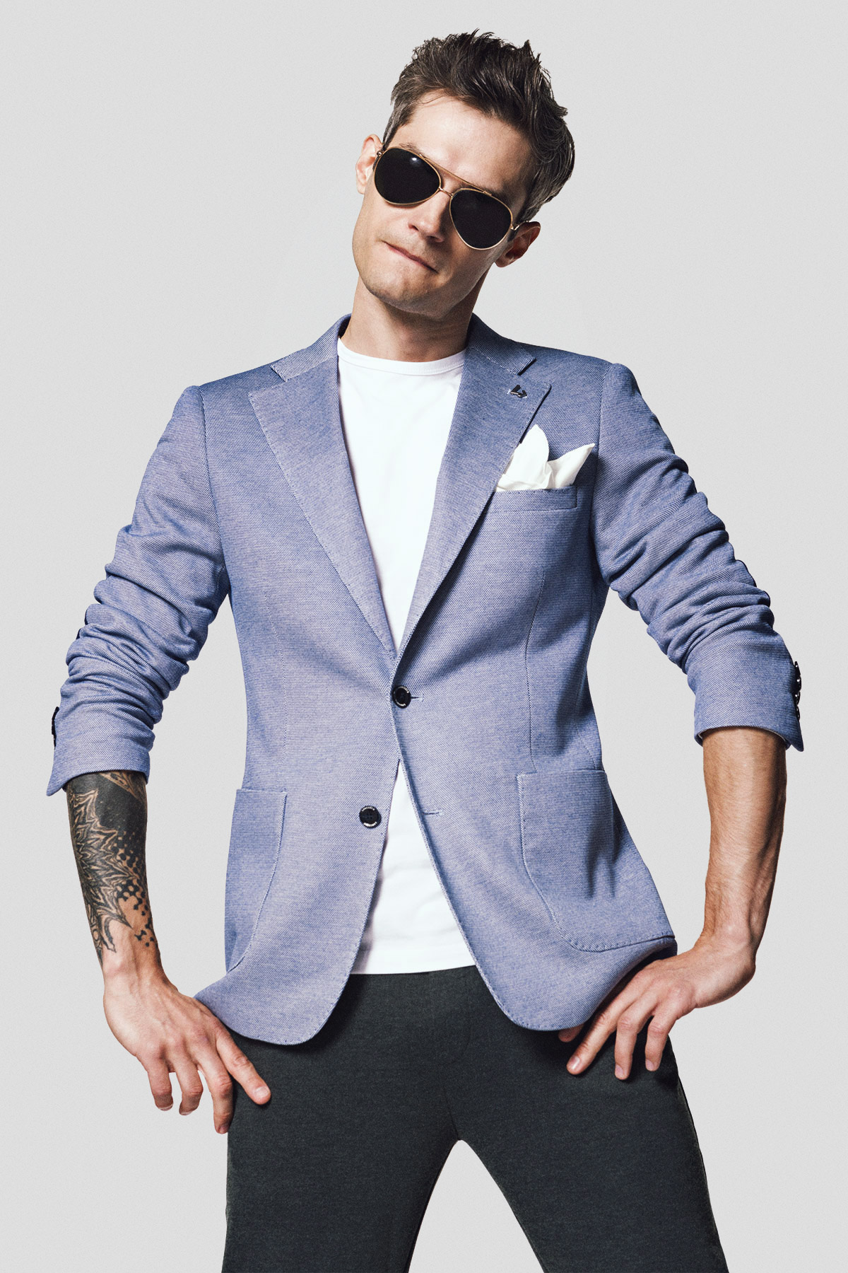 Lancerto Marynarka Niebieska Larnaca 2