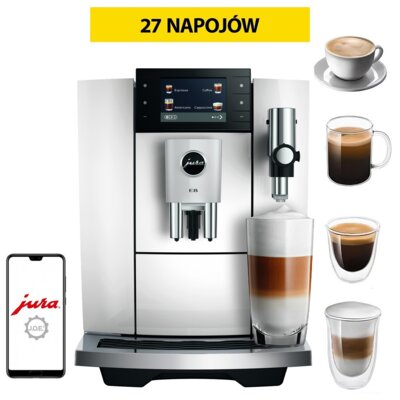 Ekspres JURA E8 Piano White (ED 2025)