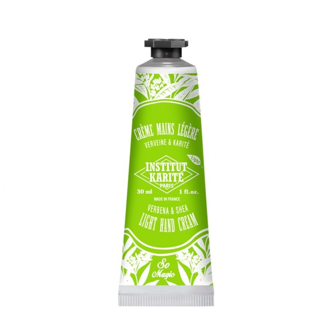 Institut Karite Light Shea Hand Cream So Magic krem do rąk z masłem Shea Werbena, 30 ml