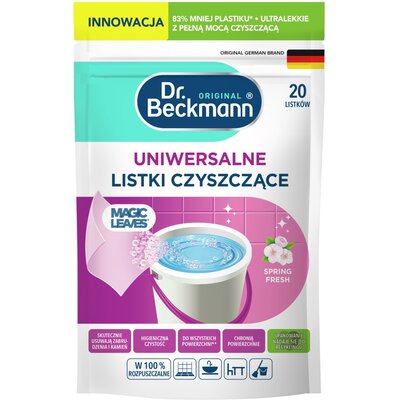 Listki czyszczące DR BECKMANN Magic Leaves Uniwersalne Spring Fresh (20 sztuk)