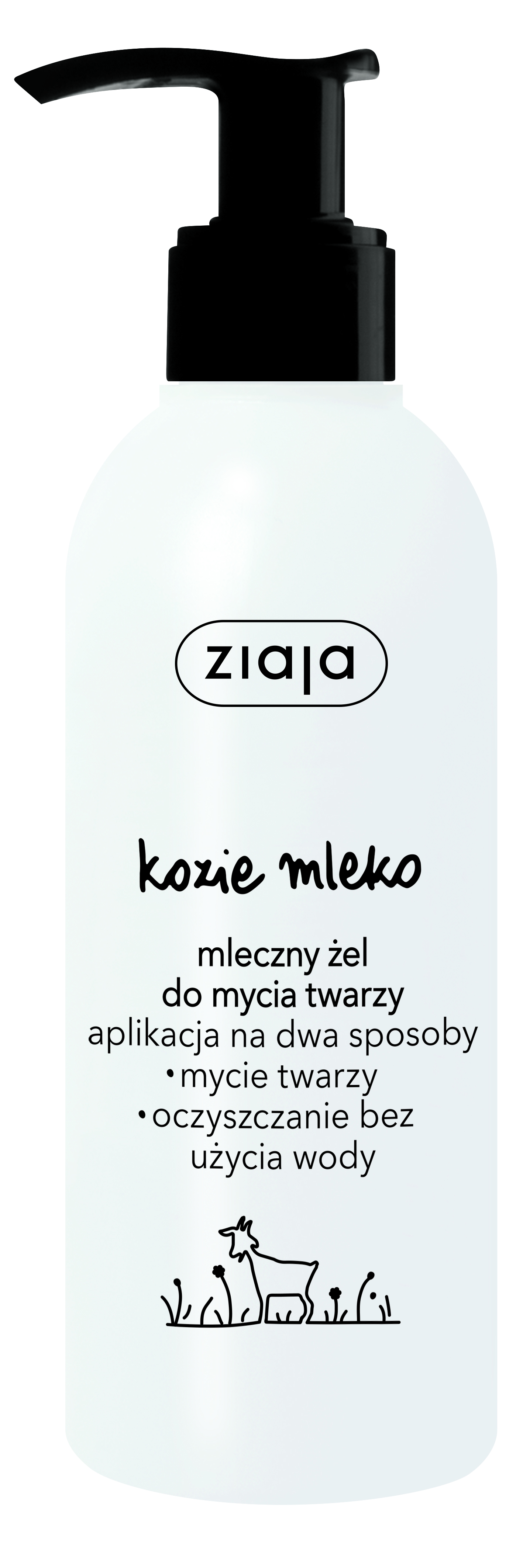 Ziaja Kozie Mleko, mleczny żel do mycia twarzy, 200 ml