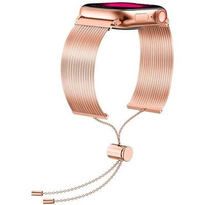 Pasek LUNA do Apple Watch (38/40/41mm) A00136 Różowo-złoty