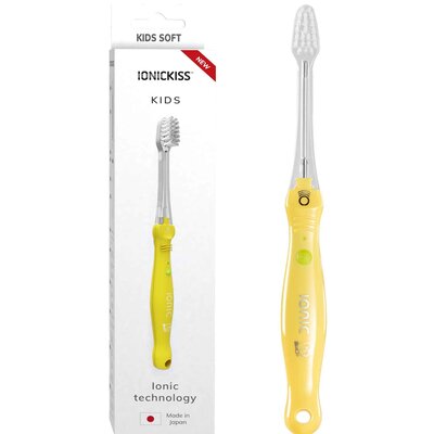 Szczoteczka do zębów IONICKISS Kids 147221 Żółto-przezroczysty