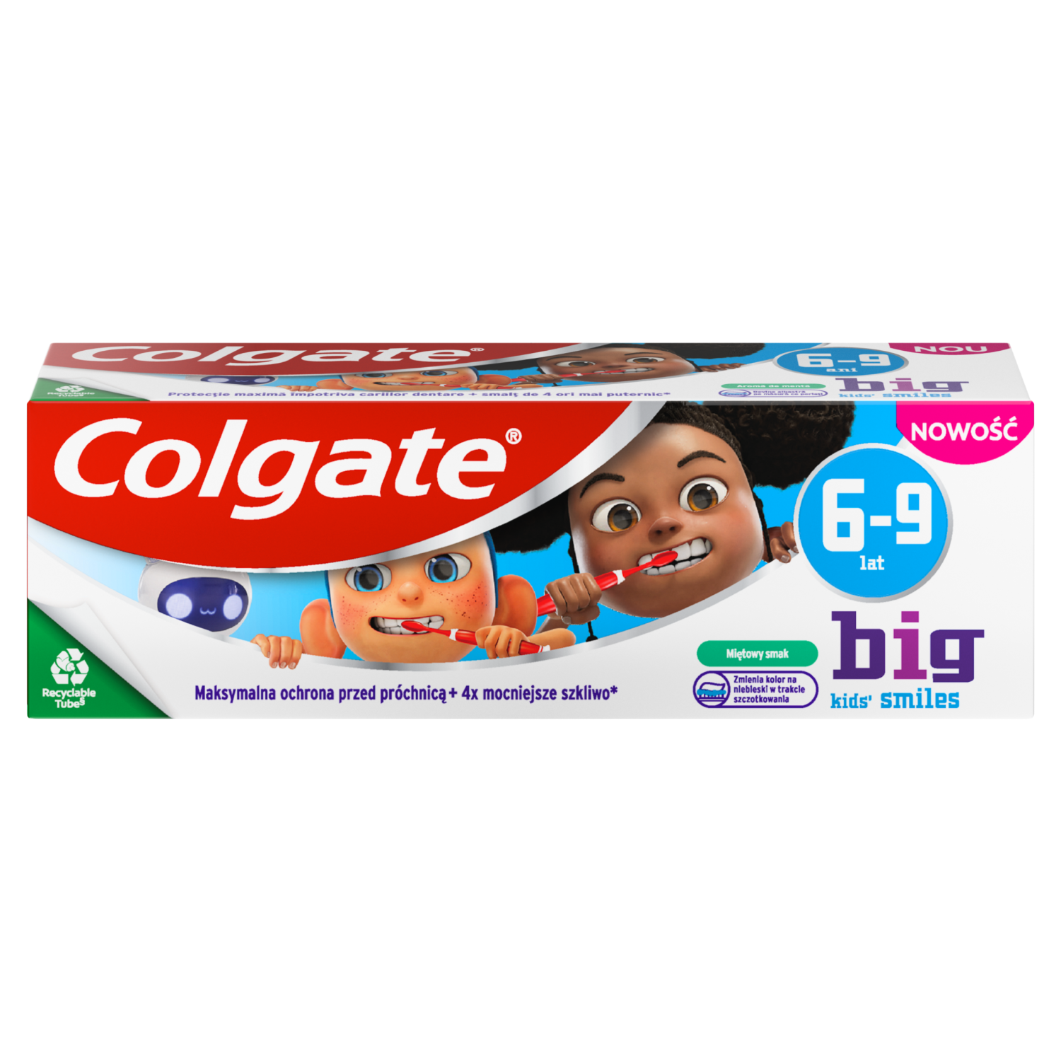 Colgate Big Kids Smiles pasta do mycia zębów dla dzieci 6-9 lat, 50 ml