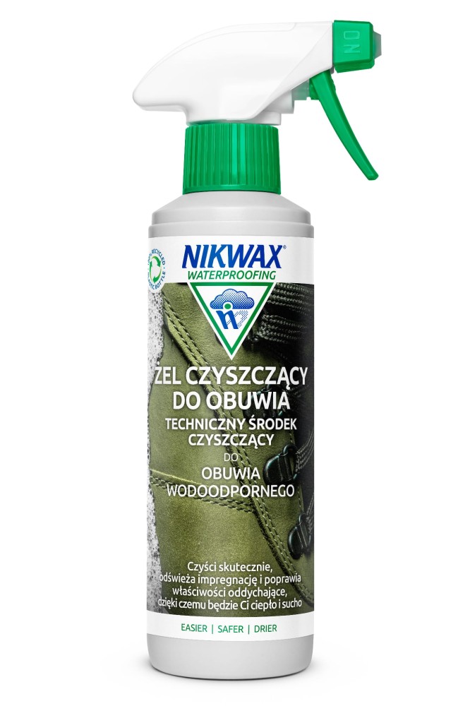 Nikwax - Środek czyszczący do obuwia - Footwear Cleaning Gel Spray 300 ml