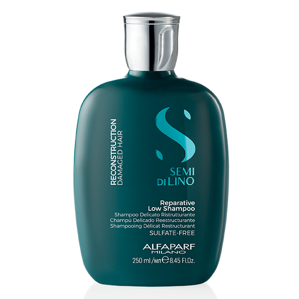 Alfaparf Semi Di Lino Reconstruction niskopieniący szampon regenerujący do włosów, 250 ml