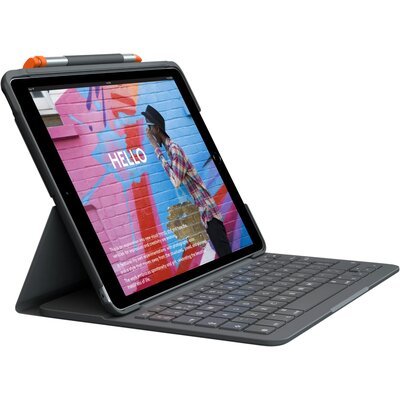 Etui na iPad LOGITECH Slim Folio Grafitowy Klawiatura