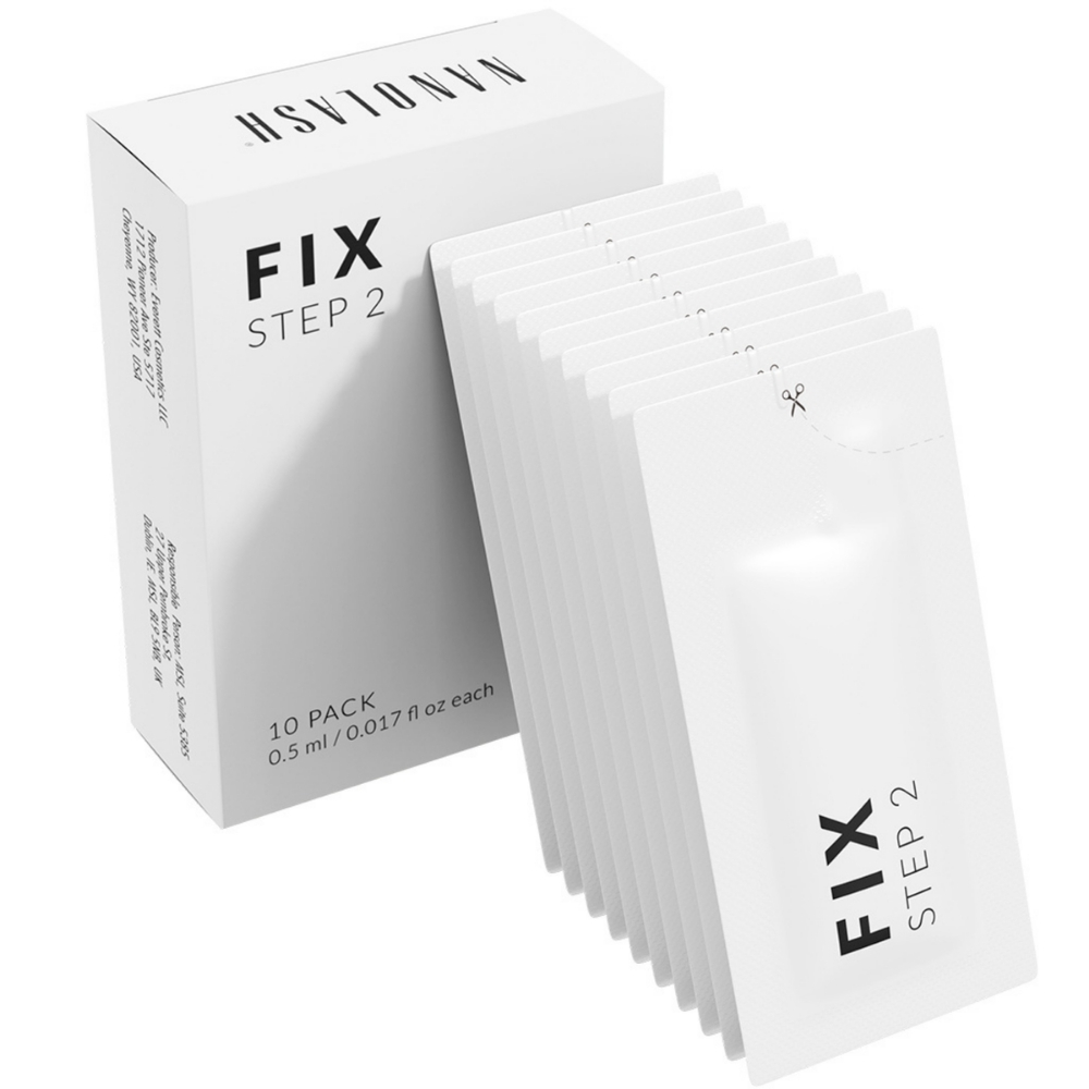 Nanolash Step 2 - Fix neutralizator do liftingu i laminacji rzęs, 10 sasz./1 opak.