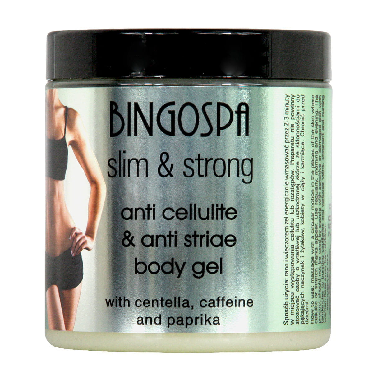 Bingospa Slim&Strong żel do ciała z centellą, kofeiną i papryką, 250 g