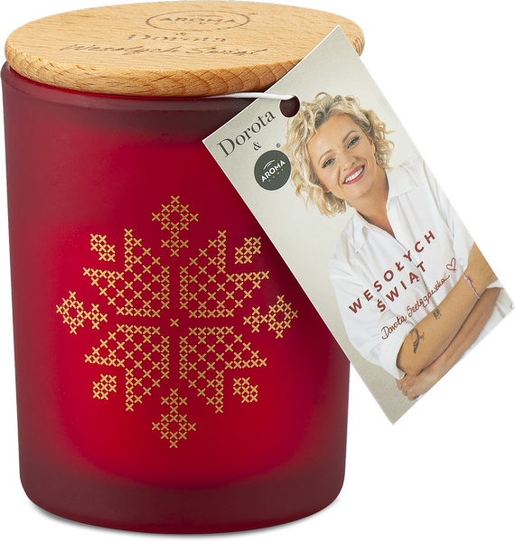 Aroma Home & Dorota świeca zapachowa cynamonowy wieczór, 150 g