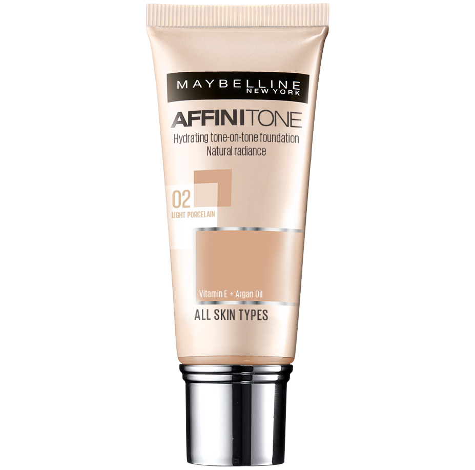 Maybelline New York Affinitone podkład do twarzy light porcelain 02, 30 ml