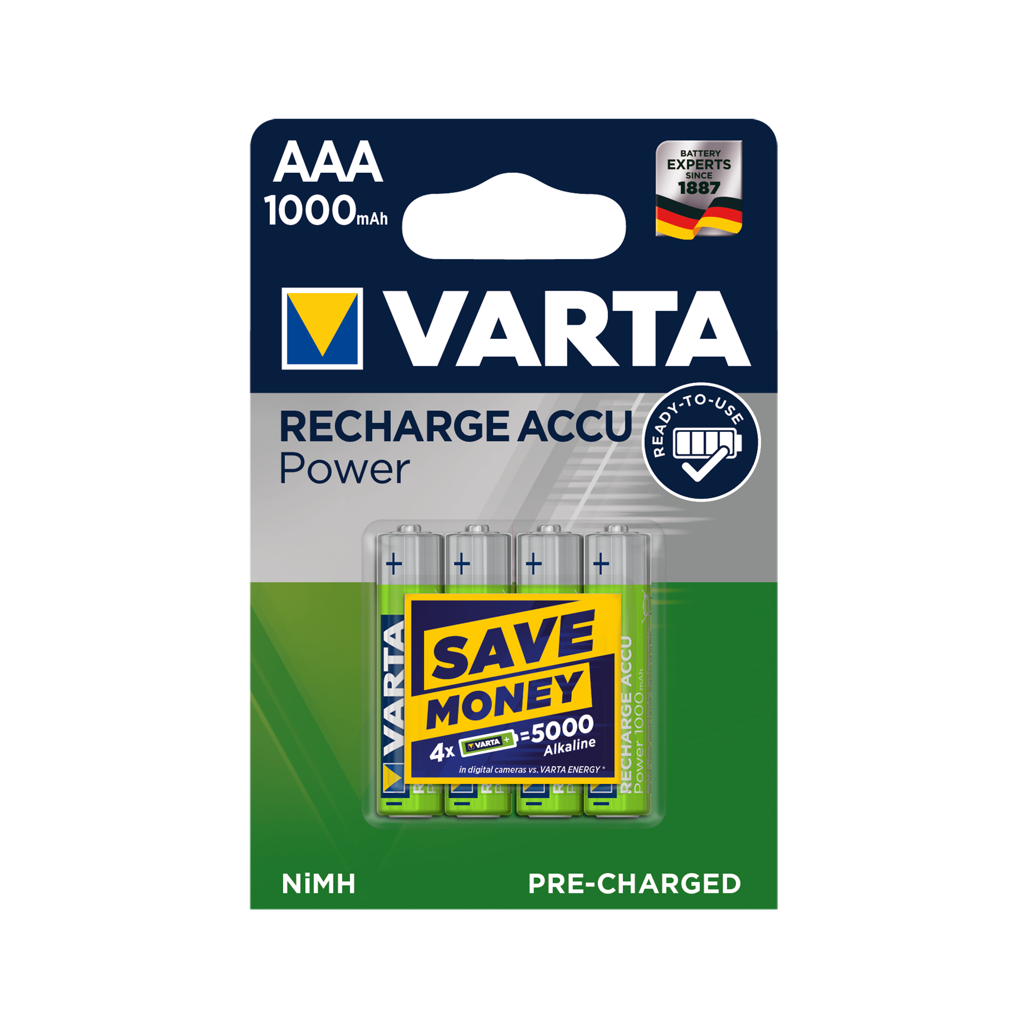 Akumulator Varta AAA 1000 mAh