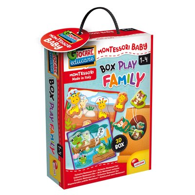 Gra edukacyjna LISCIANI Montessori Baby Box Rodziny zwierząt 304-92727