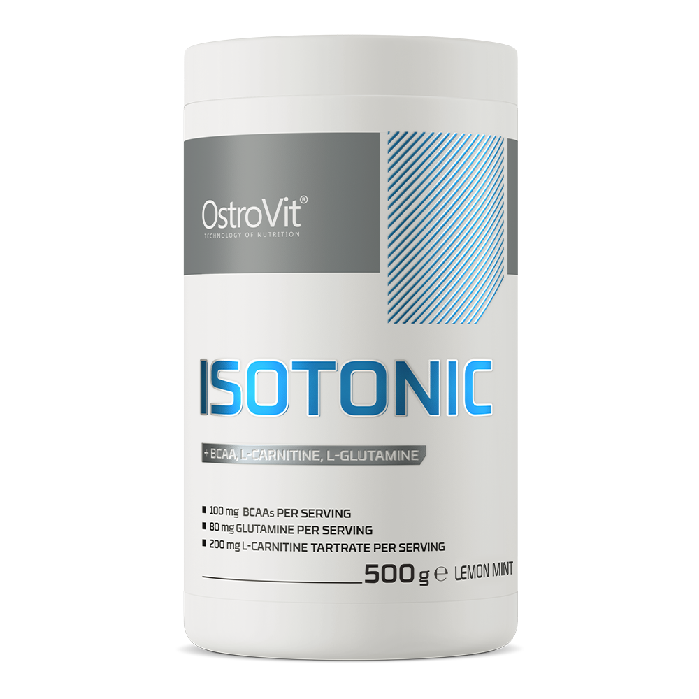 OstroVit Izotonik suplement diety w proszku o smaku cytrynowo-miętowym, 500 g