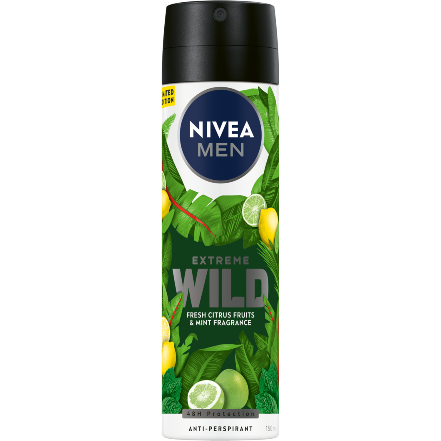 Nivea Men Extreme Wild Citrus antyperspirant w sprayu męski, 150 ml