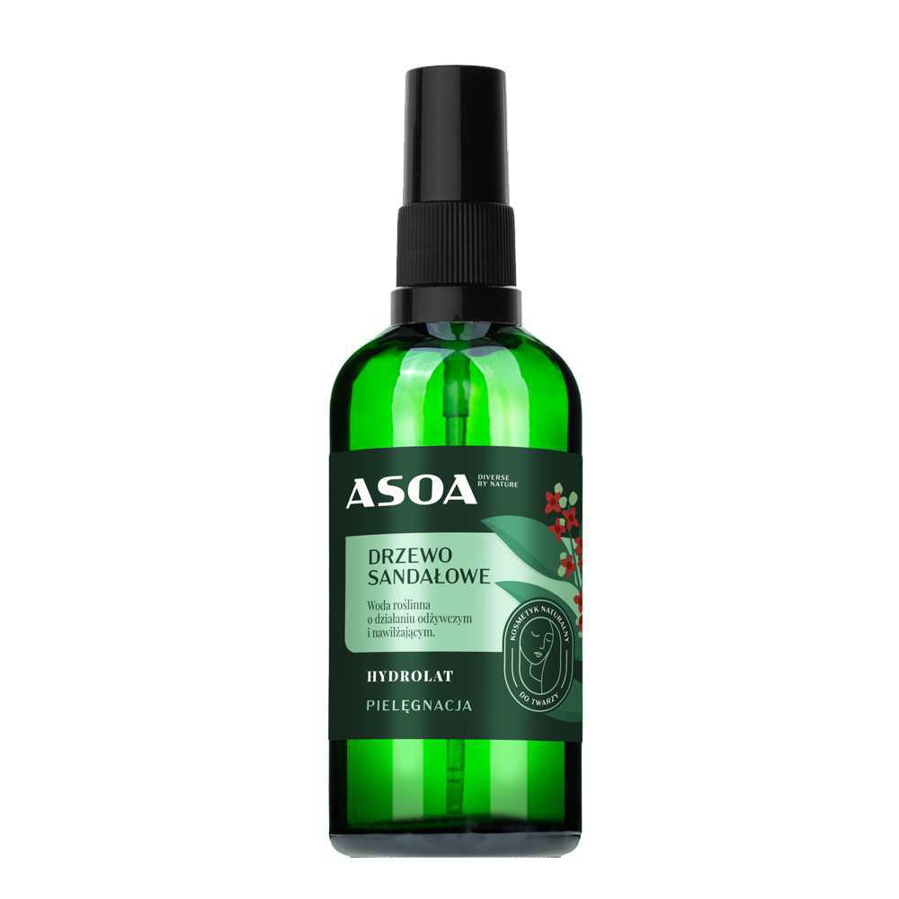 Asoa hydrolat do twarzy drzewo sandałowe, 100 ml